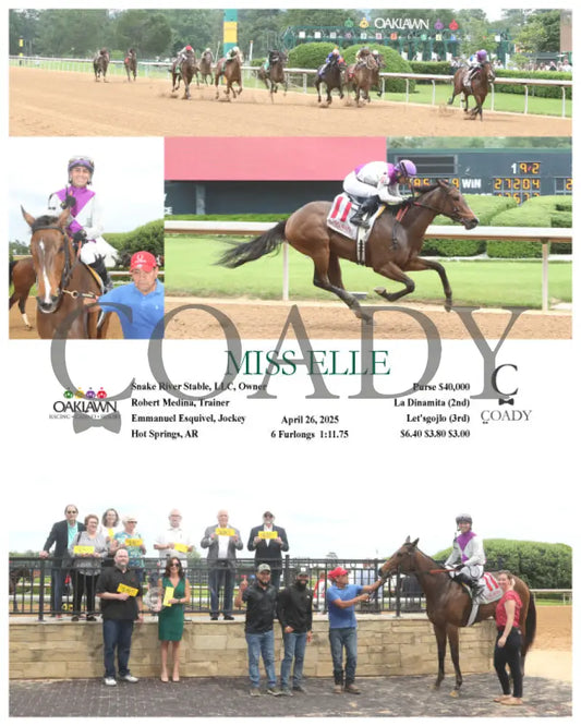 MISS ELLE - 04-26-25 - R06 - OP Oaklawn Park