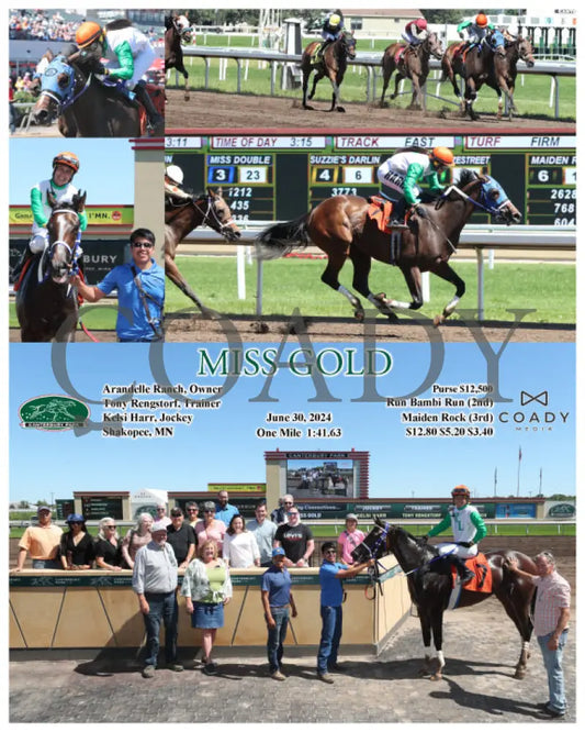 Miss Gold - 06-30-24 R05 Cby Canterbury Park
