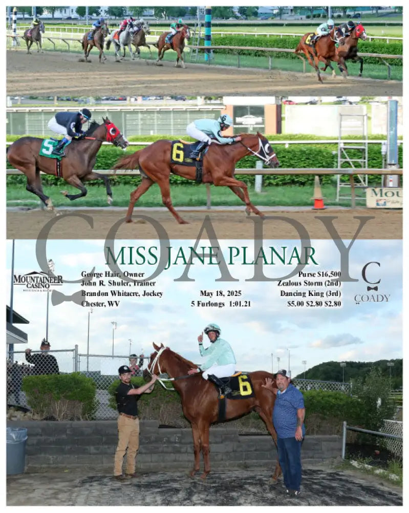MISS JANE PLANAR - 05-18-25 - R02 - MNR Mountaineer Park