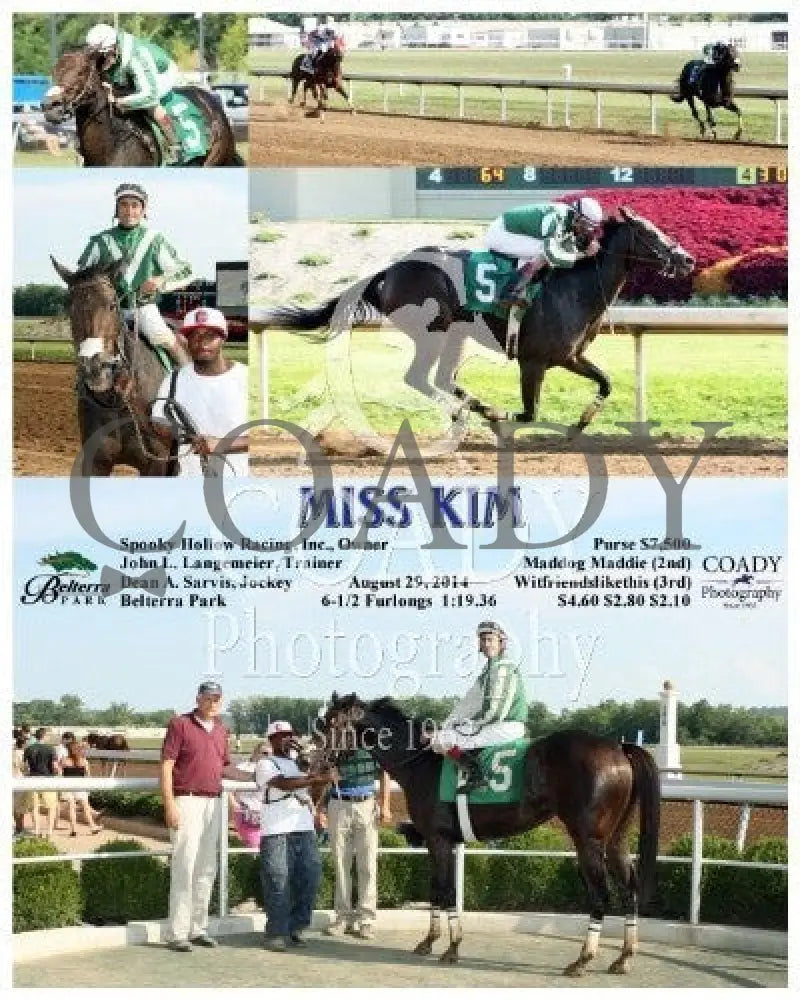 Miss Kim - 082914 Race 05 Btp Belterra Park
