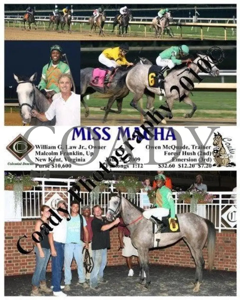 Miss Macha - 6 23 2009 Colonial Downs