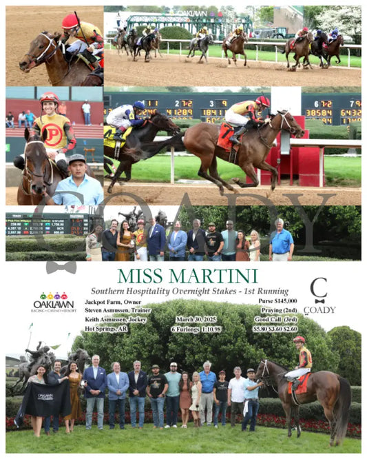 MISS MARTINI - 03-30-25 - R09 - OP Oaklawn Park