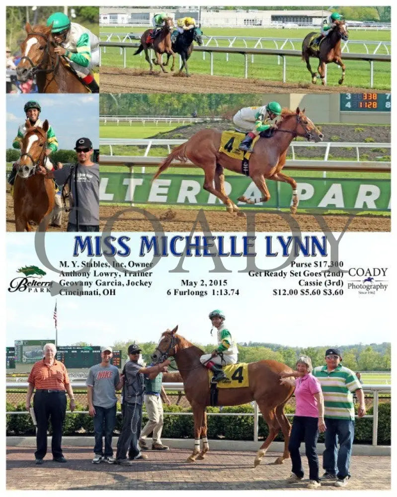 Miss Michelle Lynn - 050215 Race 08 Btp Belterra Park