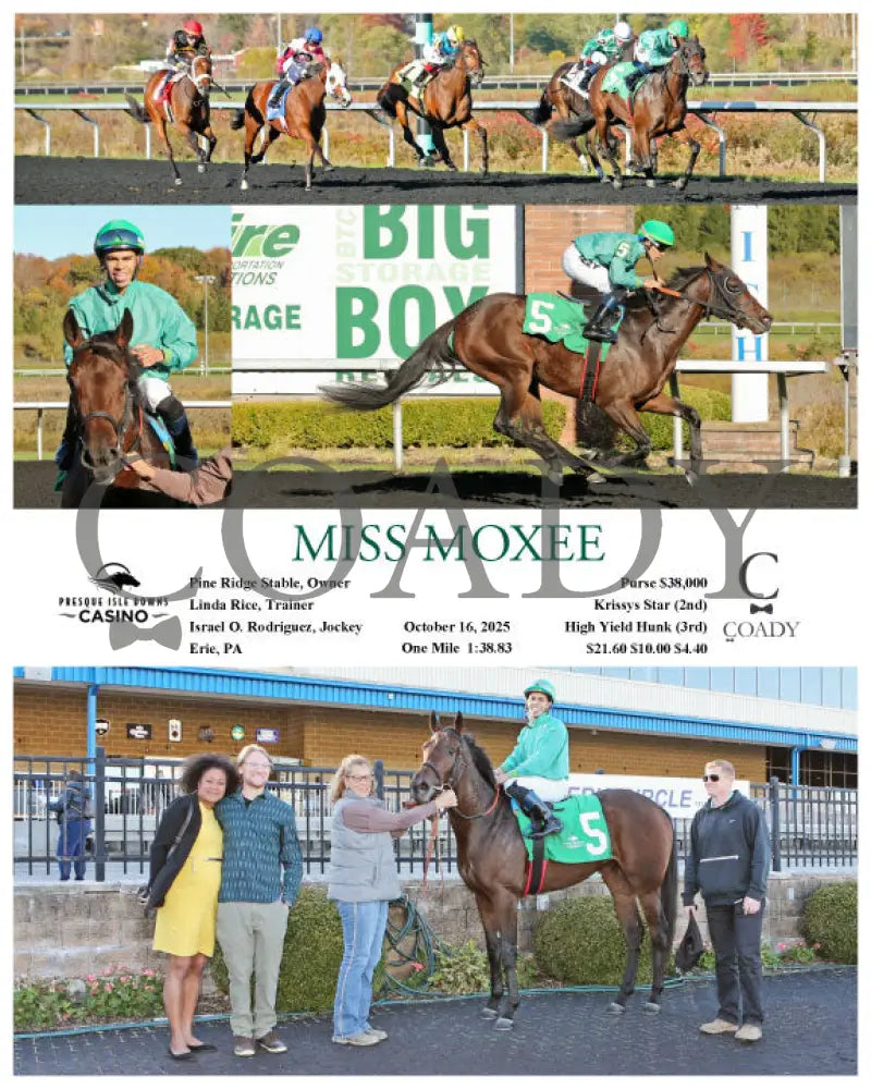 MISS MOXEE - 10-16-25 - R03 - PID Presque Isle Downs
