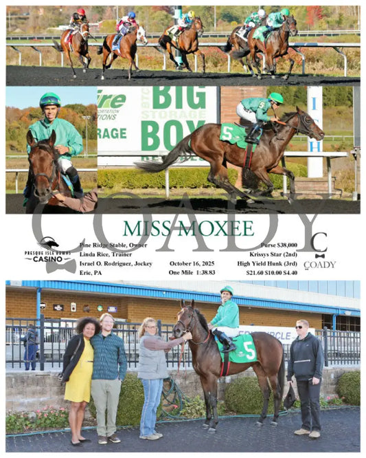 MISS MOXEE - 10-16-25 - R03 - PID Presque Isle Downs