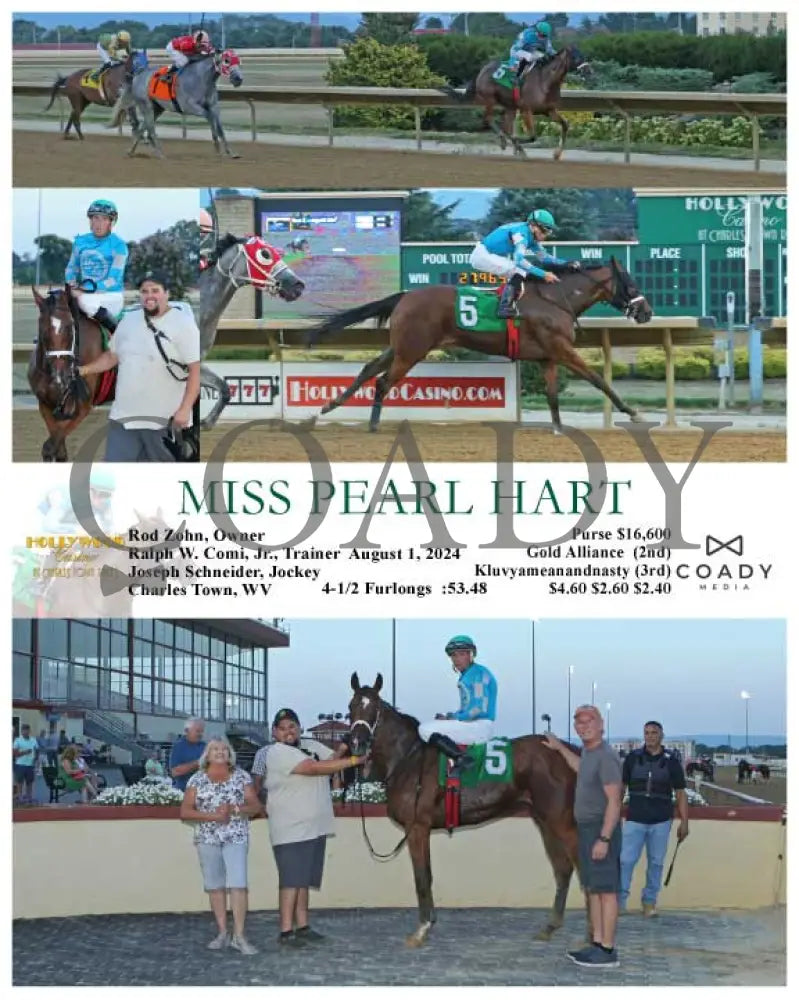 Miss Pearl Hart - 08-01-24 R02 Ct Hollywood Casino At Charles Town Races