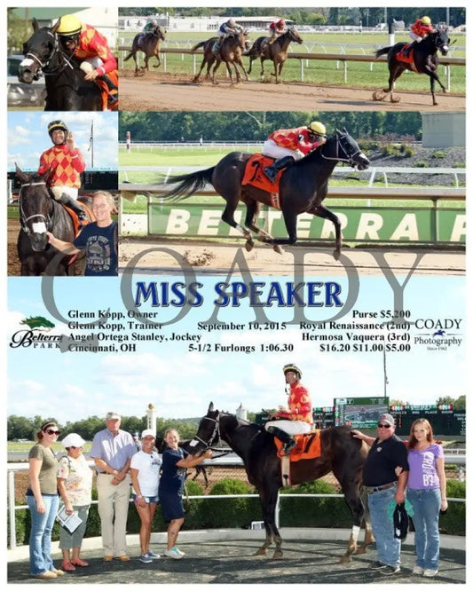Miss Speaker - 091015 Race 06 Btp Belterra Park