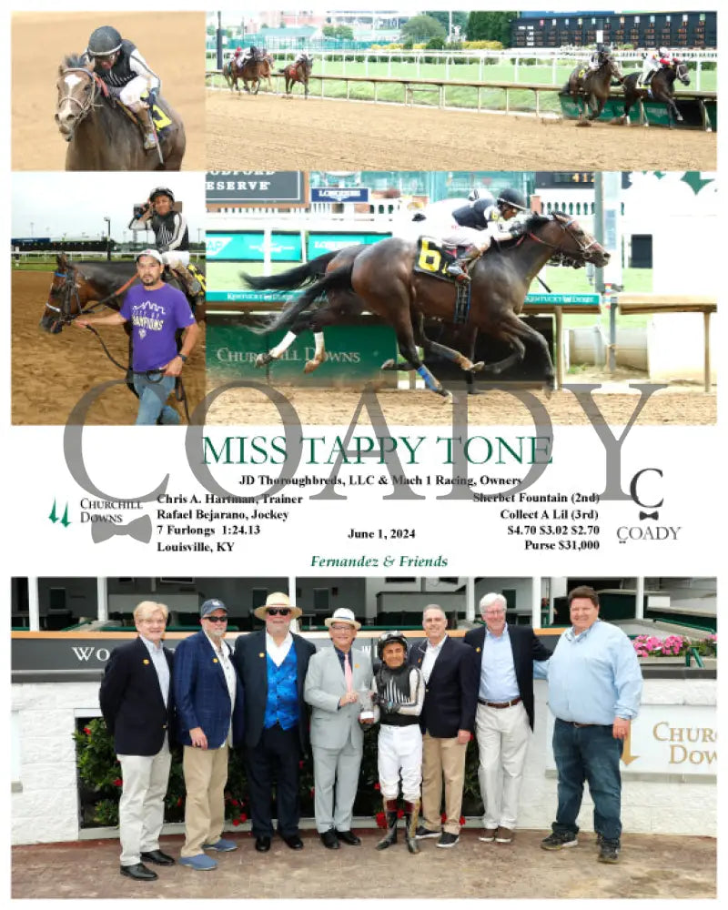 Miss Tappy Tone - 06-01-24 R01 Cd Group Churchill Downs