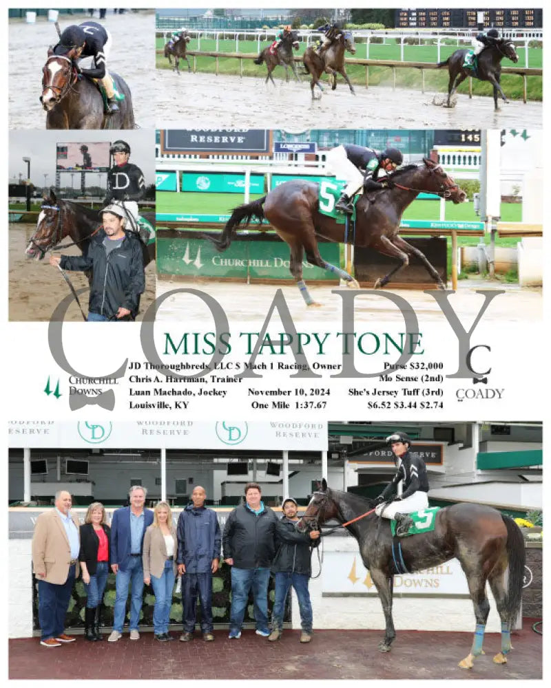 Miss Tappy Tone - 11-10-24 R03 Cd Churchill Downs