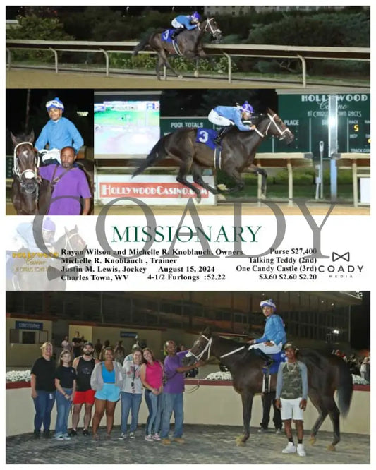 Missionary - 08-15-24 R05 Ct Hollywood Casino At Charles Town Races