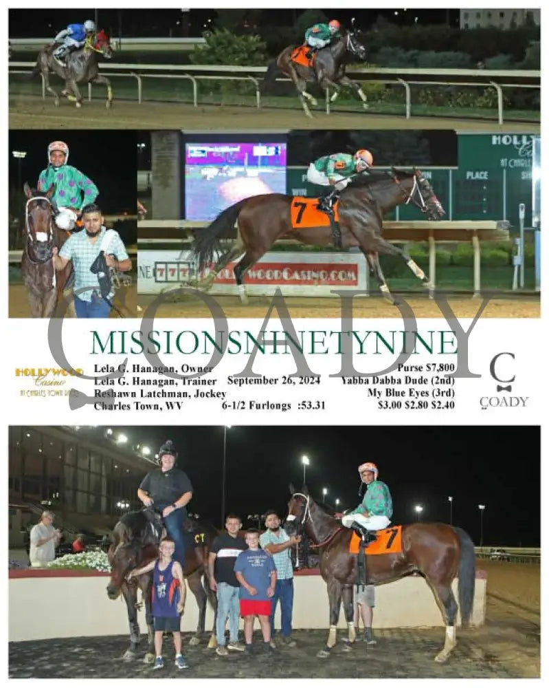 Missionsninetynine - 09-26-24 R02 Ct Hollywood Casino At Charles Town Races