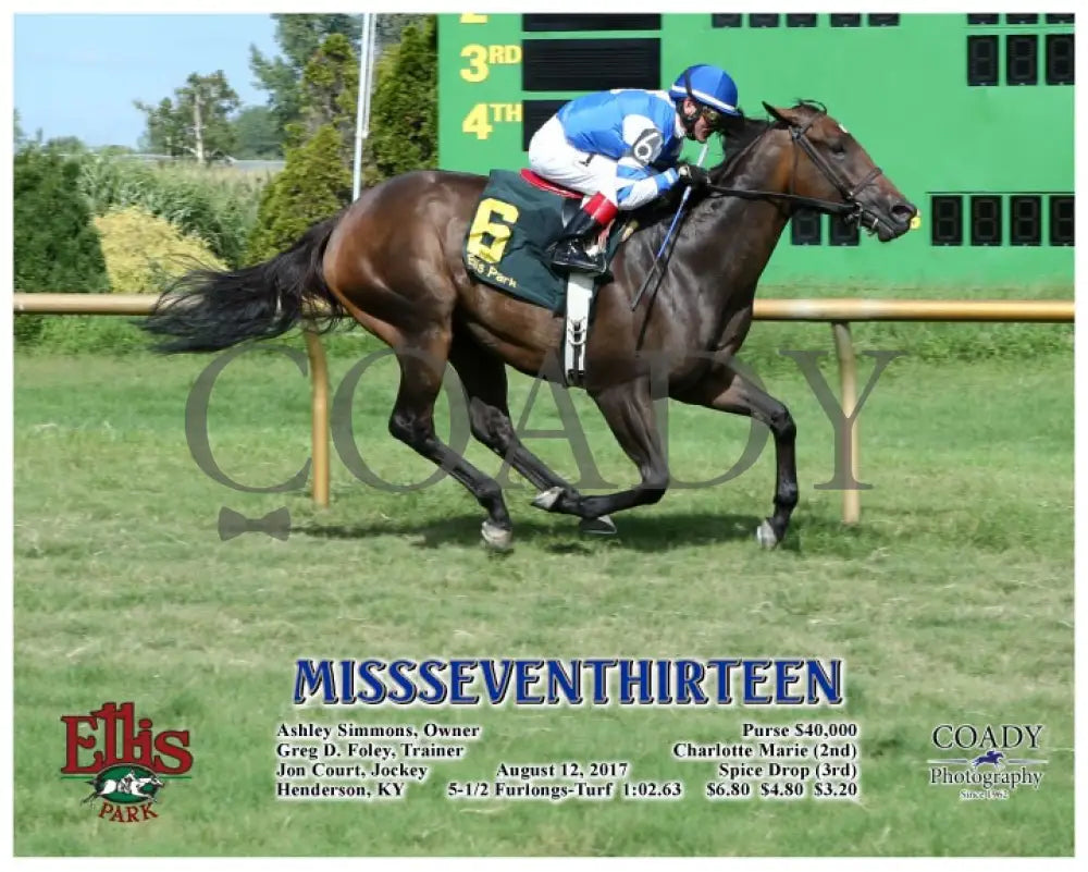 Missseventhirteen - 081217 Race 07 Elp A Ellis Park