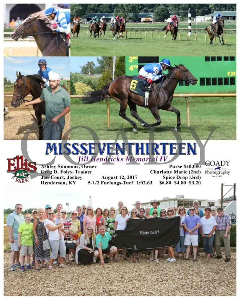 Missseventhirteen - 081217 Race 07 Elp G Ellis Park