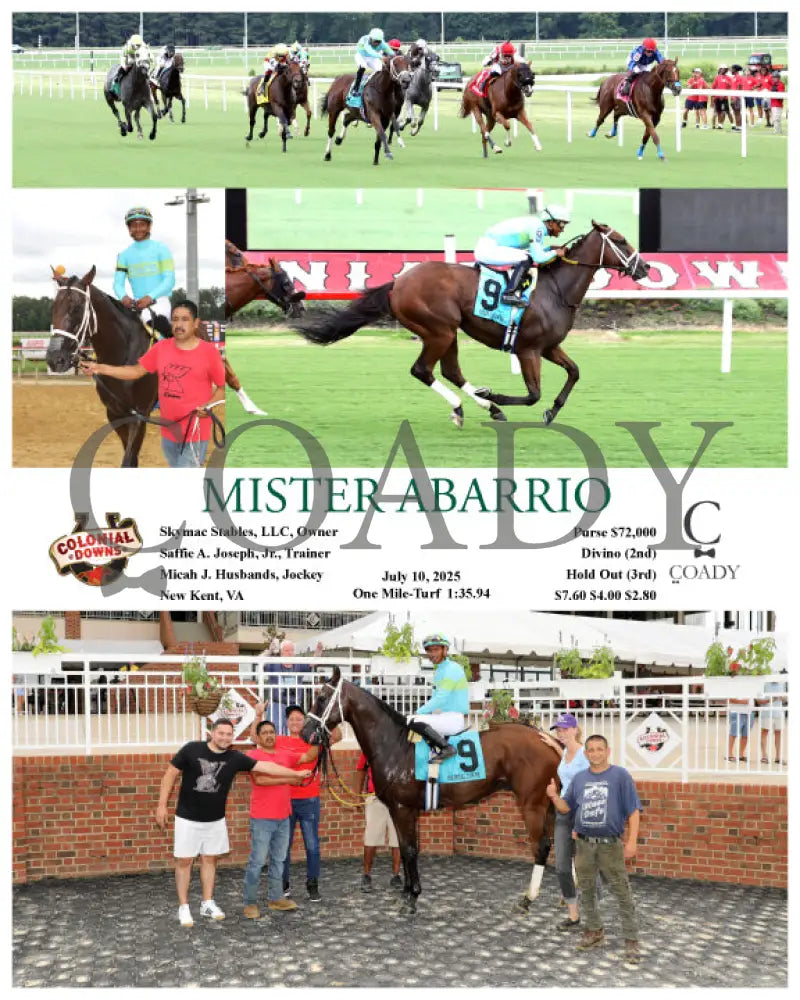 MISTER ABARRIO - 07-10-25 - R10 - CNL Colonial Downs