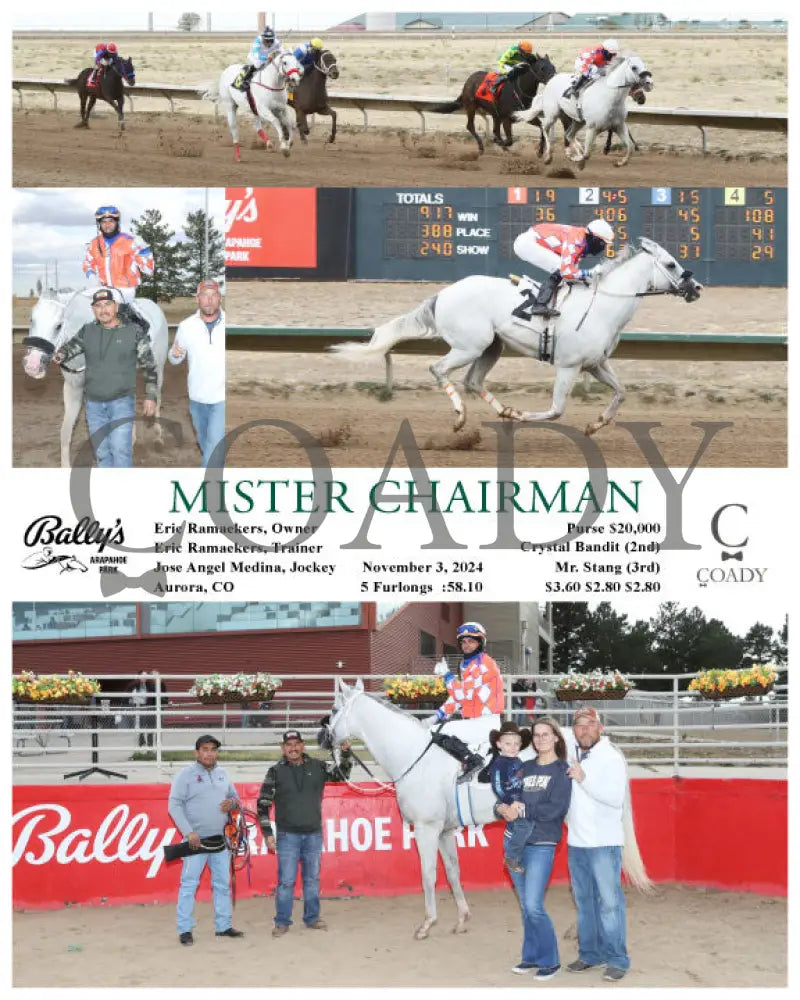 Mister Chairman - 11-03-24 R04 Arp Arapahoe Park