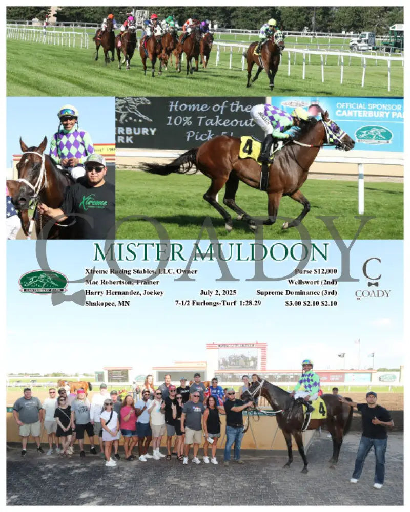 MISTER MULDOON - 07-02-25 - R02 - CBY Ruidoso Downs