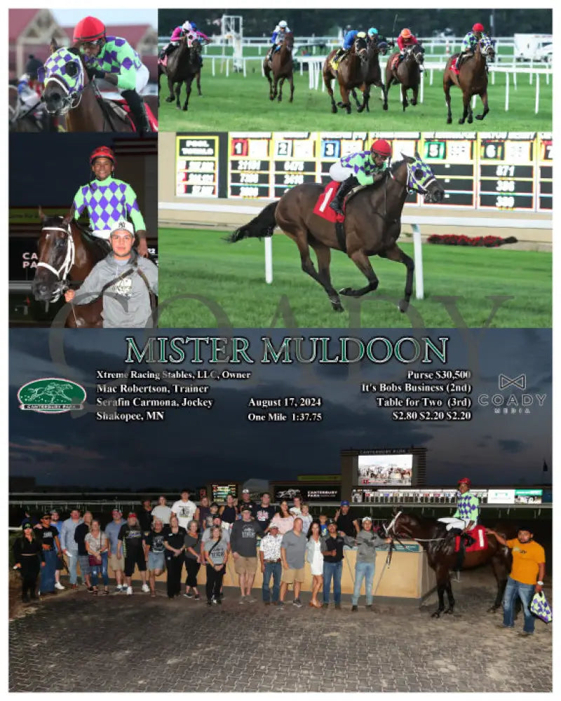 Mister Muldoon - 08-17-24 R06 Cby Canterbury Park