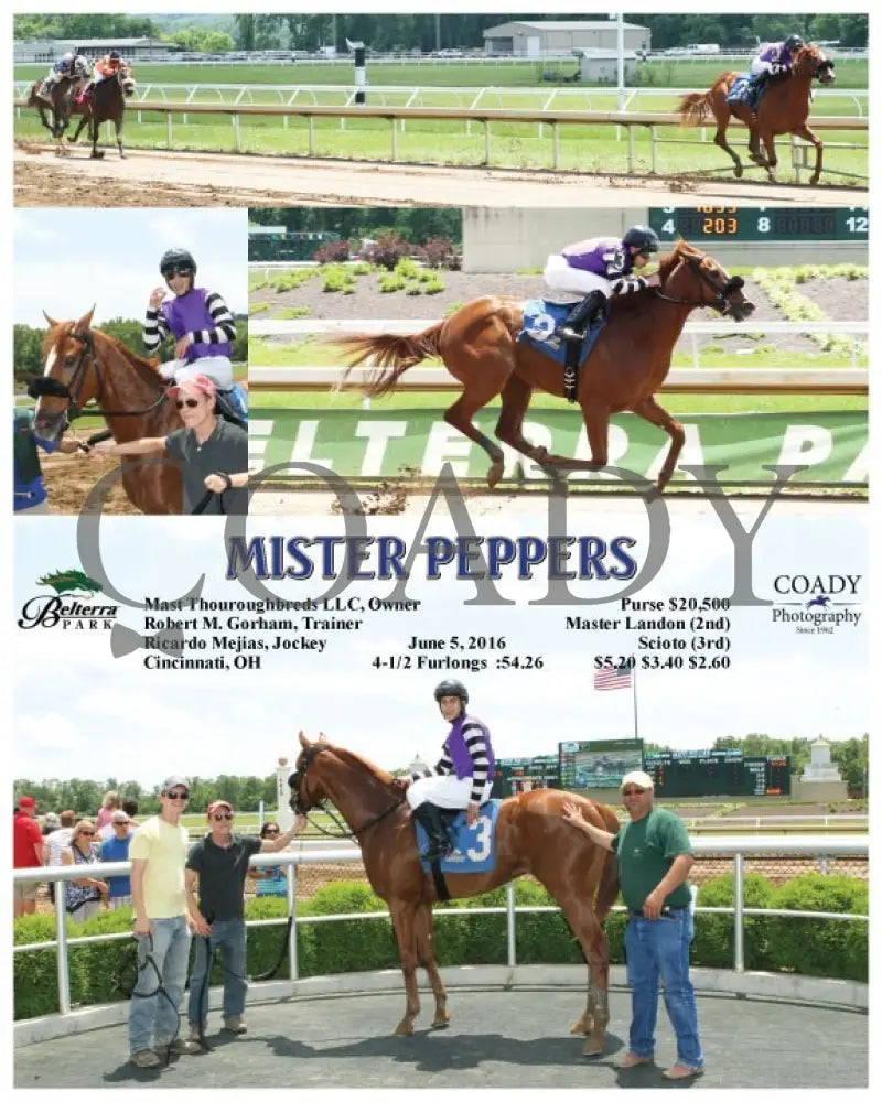 Mister Peppers - 060516 Race 01 Btp Belterra Park