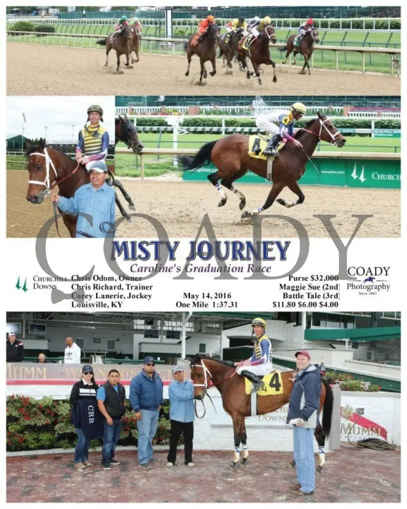 Misty Journey - 051416 Race 07 Cd Churchill Downs
