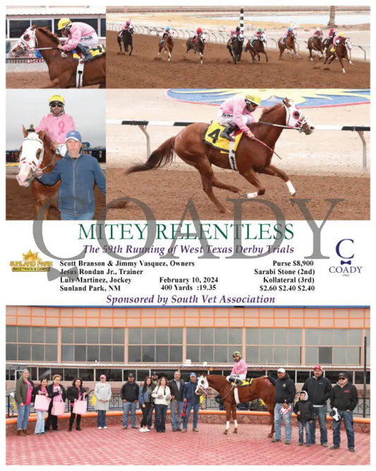 Mitey Relentless - The 59Th Running Of West Texas Derby Trials 02-10-24 R04 Sun Sunland Park