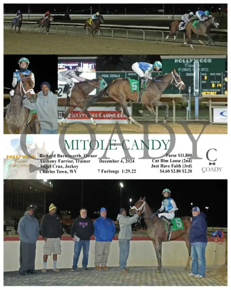 Mitole Candy - 12-04-24 R03 Ct Hollywood Casino At Charles Town Races