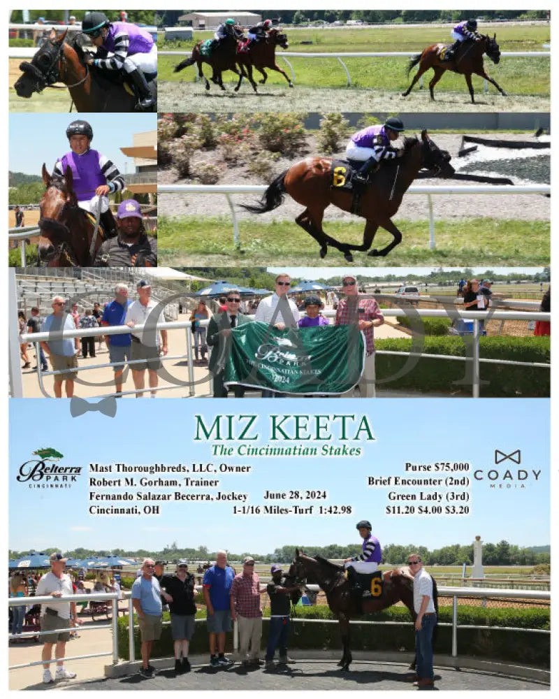 Miz Keeta - 062824 Race 01 Btp Belterra Park