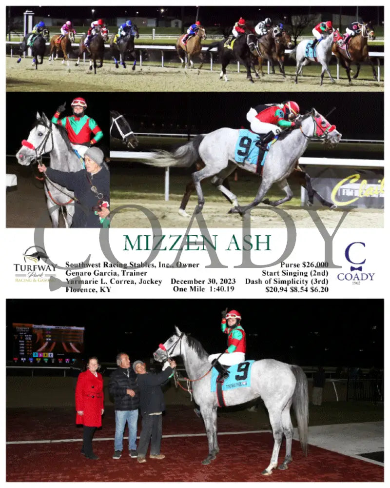 Mizzen Ash - 12-30-23 R03 Tp Turfway Park