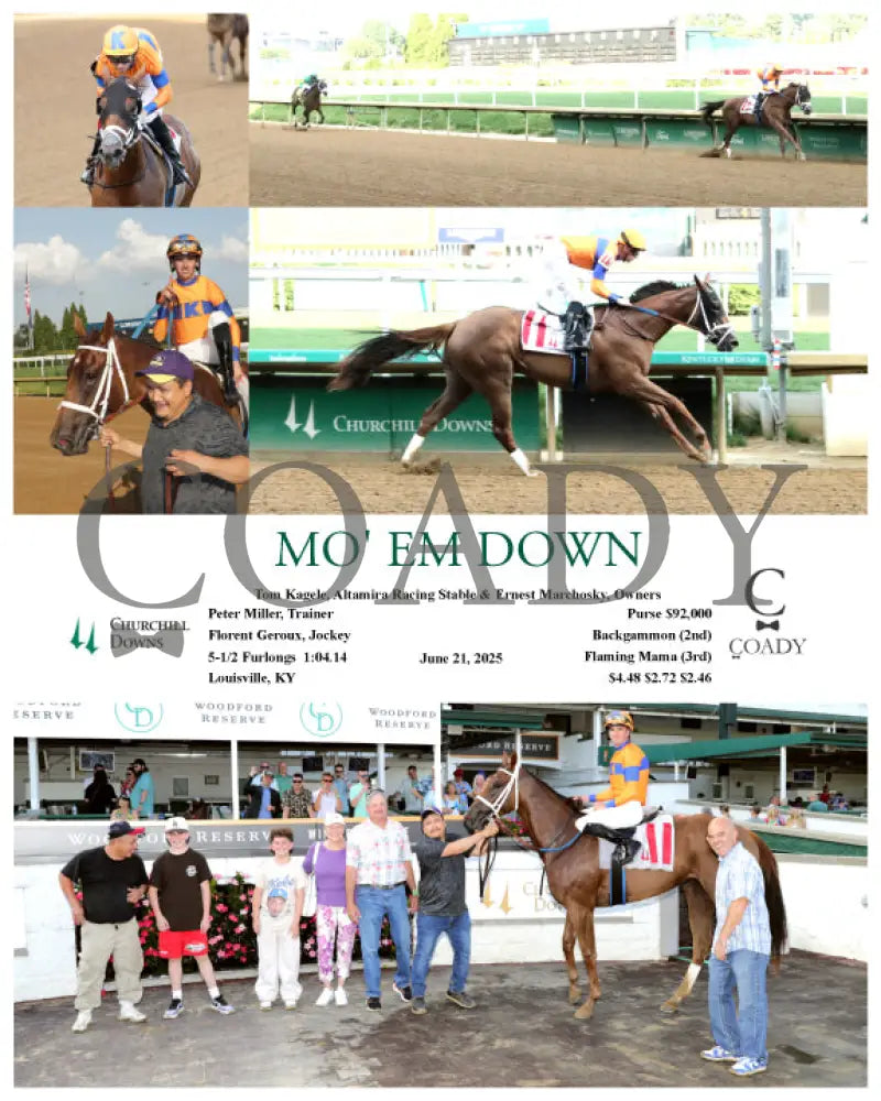 MO’ EM DOWN - 06-21-25 - R03 - CD Churchill Downs