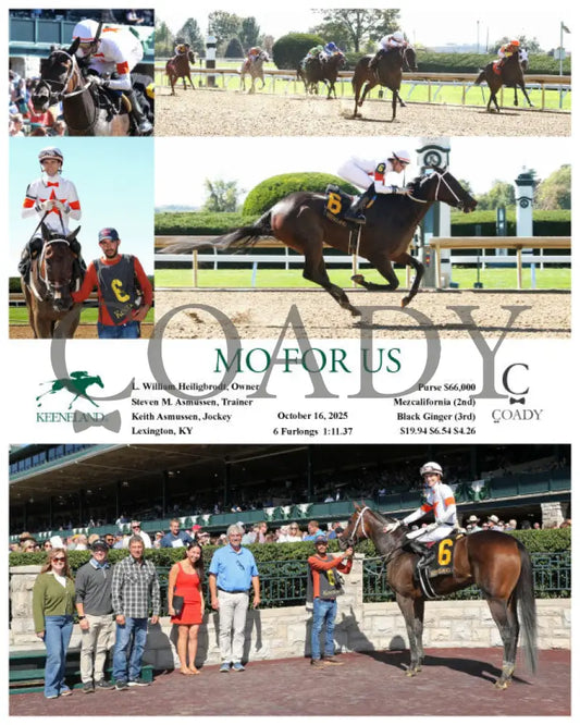 MO FOR US - 101625 - Race 01 - KEE Keeneland