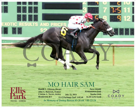 Mo Hair Sam - 07-22-24 R04 Elp Action Ellis Park
