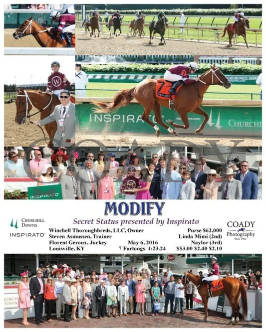 Modify - 050616 Race 01 Cd Churchill Downs