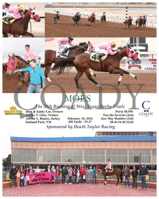 Moes - The 59Th Running Of West Texas Derby Trials 02-10-24 R06 Sun Sunland Park
