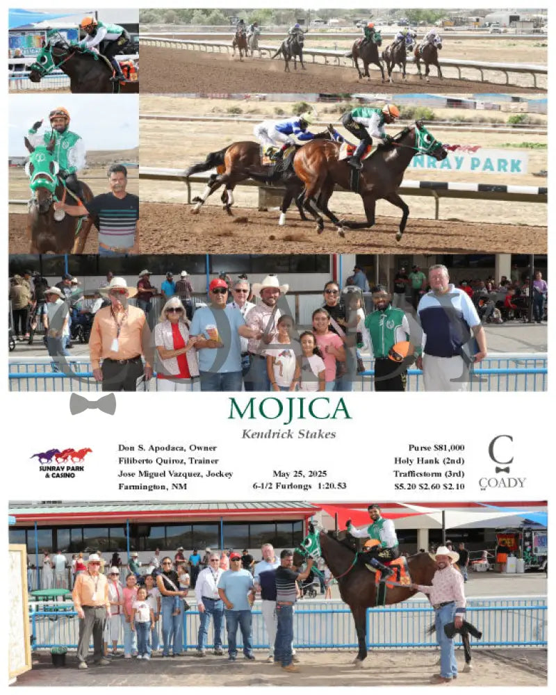 MOJICA - Kendrick Stakes - 05-25-25 - R10 - SRP SunRay Park