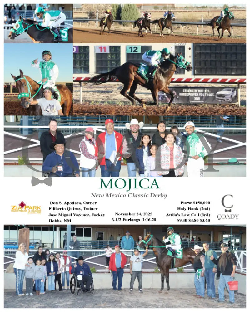 MOJICA - New Mexico Classic Derby - 11-24-25 - R10 - ZIA - Coady Media - Kurtis Coady Photography