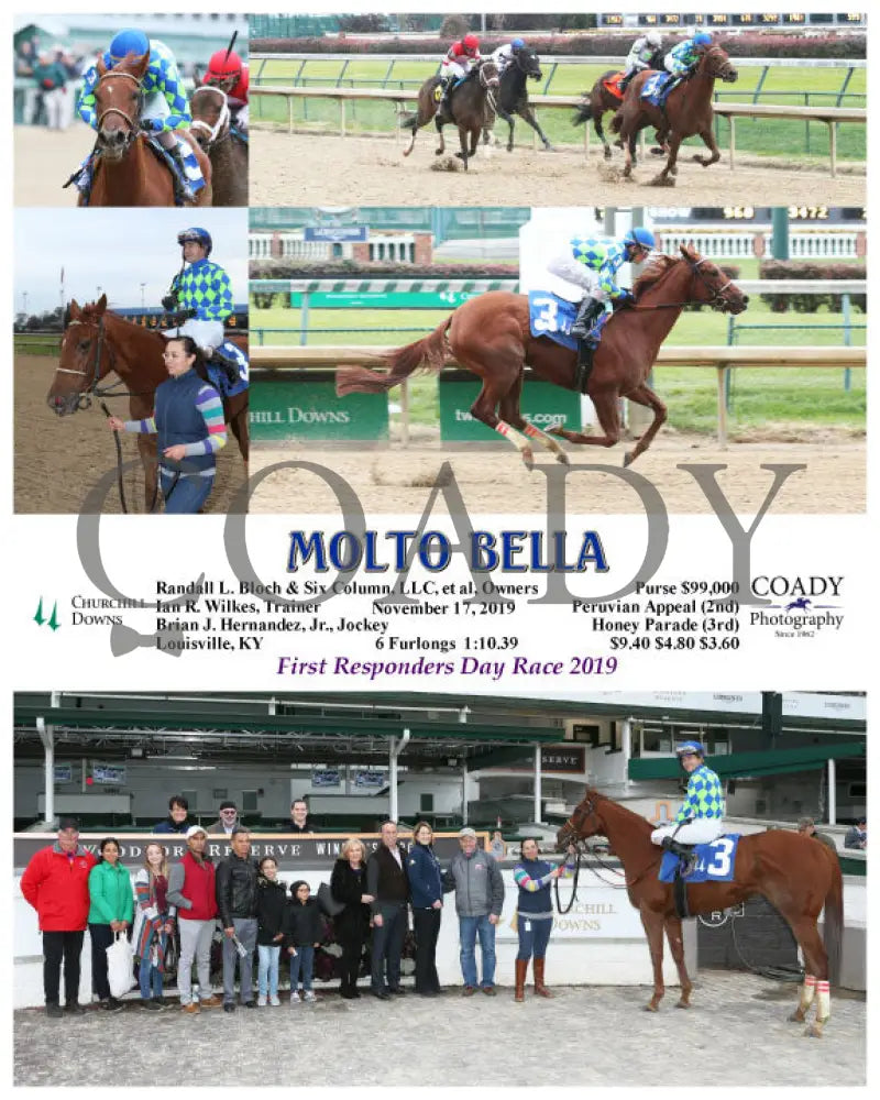 Molto Bella - 11-17-19 R08 Cd Churchill Downs