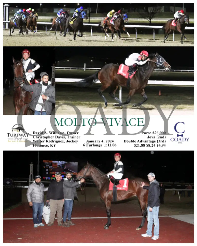 Molto Vivace - 01-04-24 R09 Tp Turfway Park