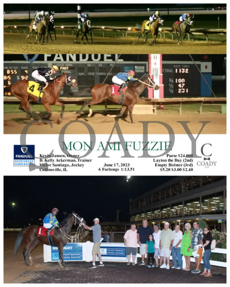 Mon Ami Fuzzie - 06-17-23 R04 Fan Fanduel Sportsbook Horse Racing