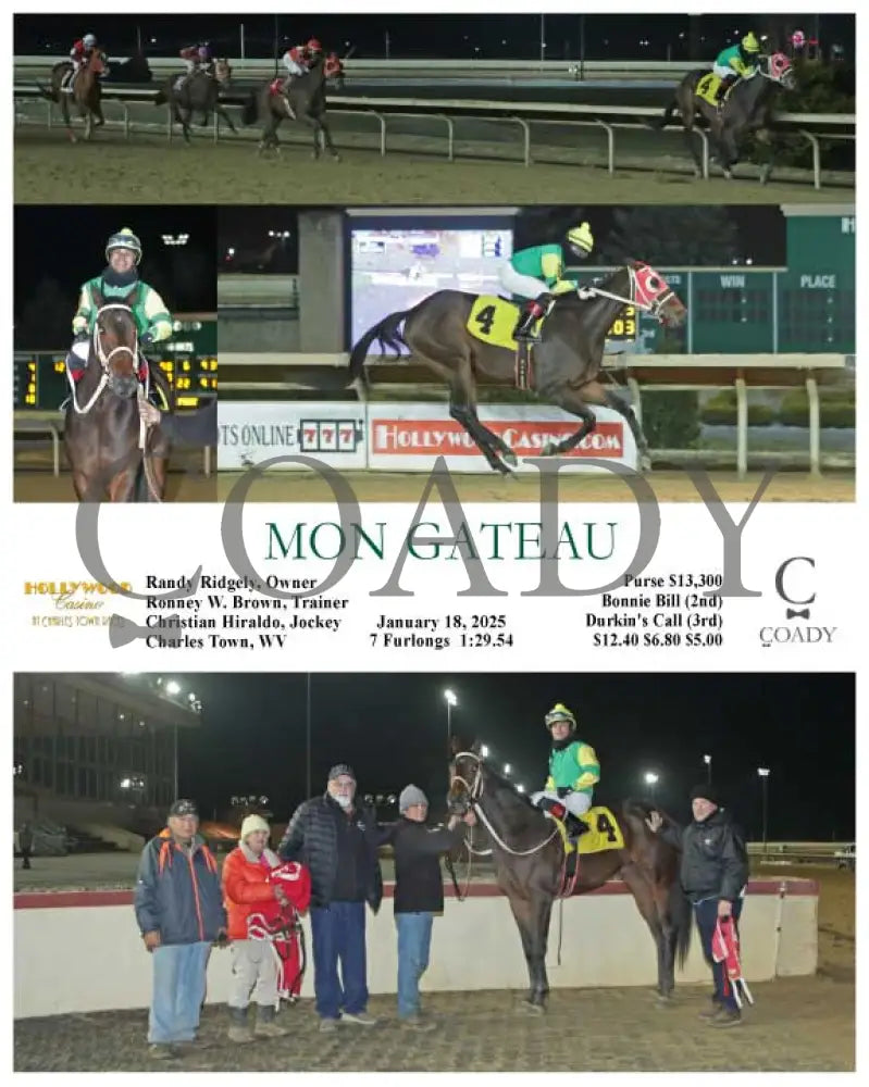 Mon Gateau - 01-18-25 R05 Ct Hollywood Casino At Charles Town Races