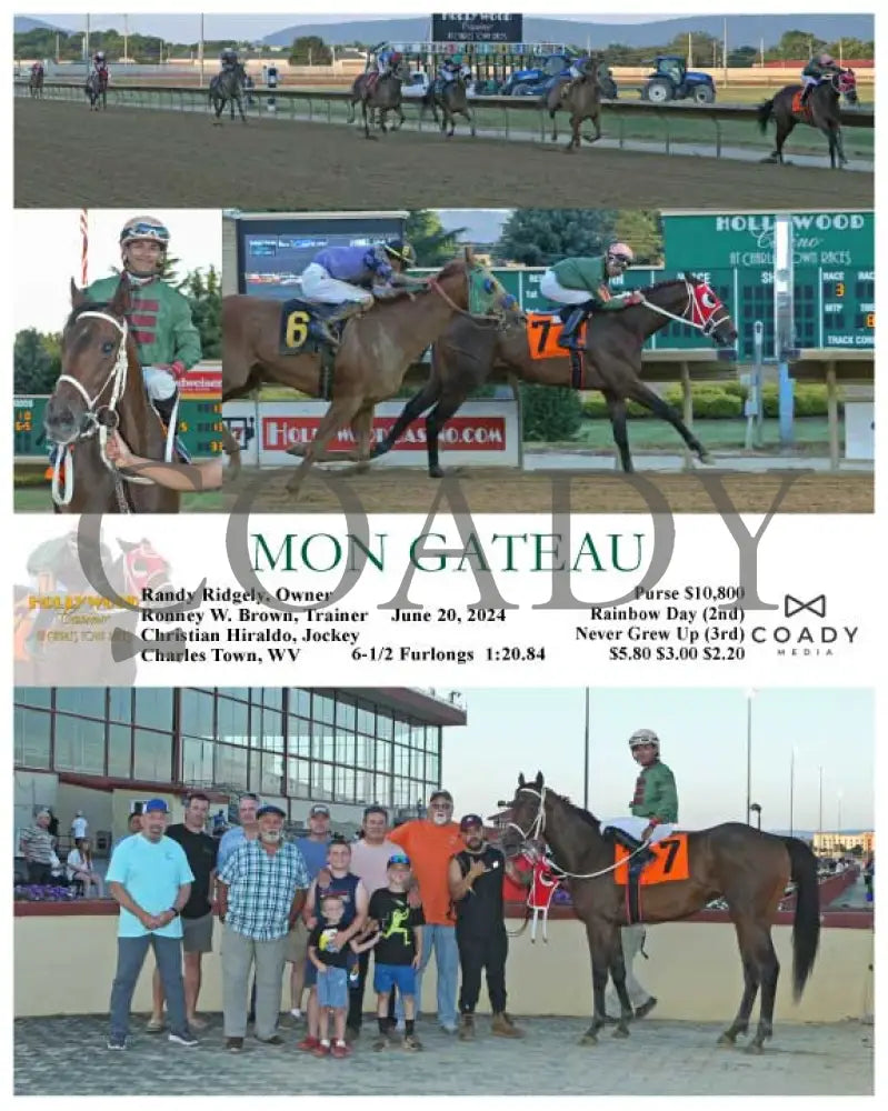 Mon Gateau - 06-20-24 R03 Ct Hollywood Casino At Charles Town Races