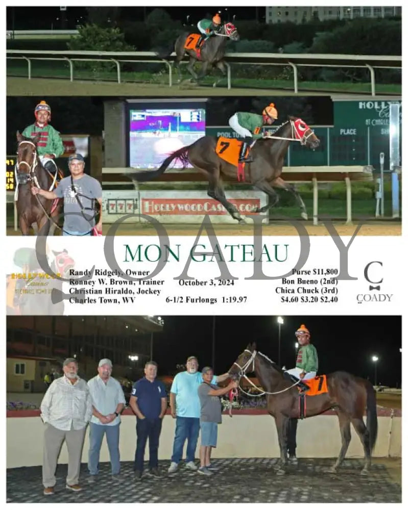 Mon Gateau - 10-03-24 R02 Ct Hollywood Casino At Charles Town Races
