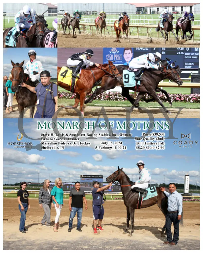 Monarch Of Motions - 07-18-24 R07 Ind Indiana Grand