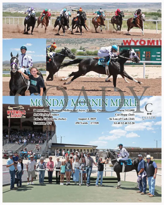 MONDAY MORNIN MERLE - 08-03-25 - R02 - WYO Wyoming Downs