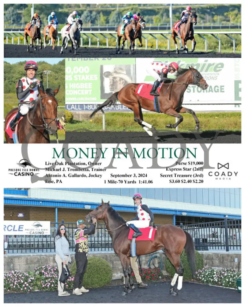 Money In Motion - 09-03-24 R07 Pid Presque Isle Downs