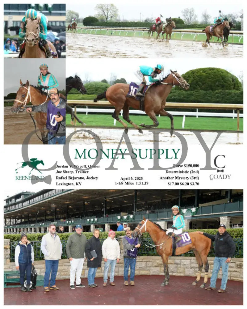 MONEY SUPPLY - 04-06-25 - R10 - KEE Keeneland