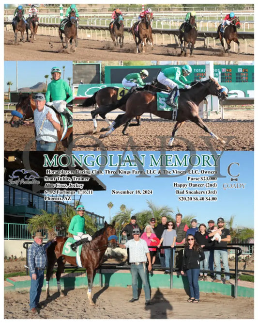 Mongolian Memory - 11-18-24 R09 Tup Turf Paradise
