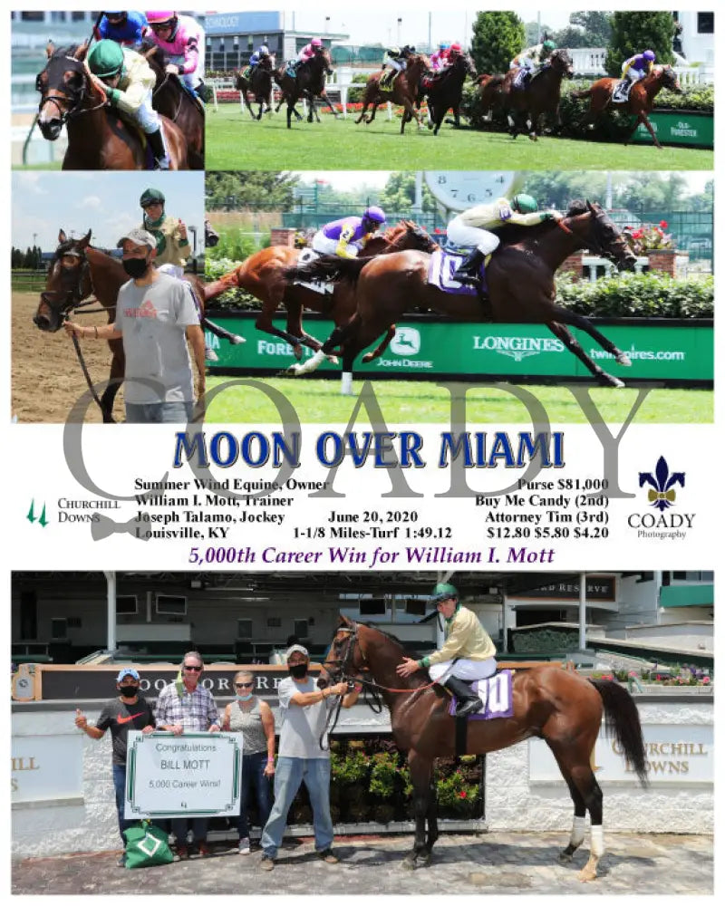 Moon Over Miami - 06-20-20 R03 Cd Churchill Downs