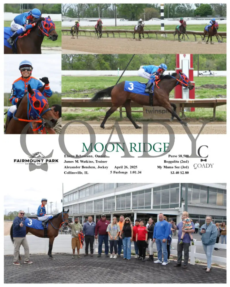 MOON RIDGE - 04-26-25 - R01 - FP Fanduel Sportsbook Horse Racing