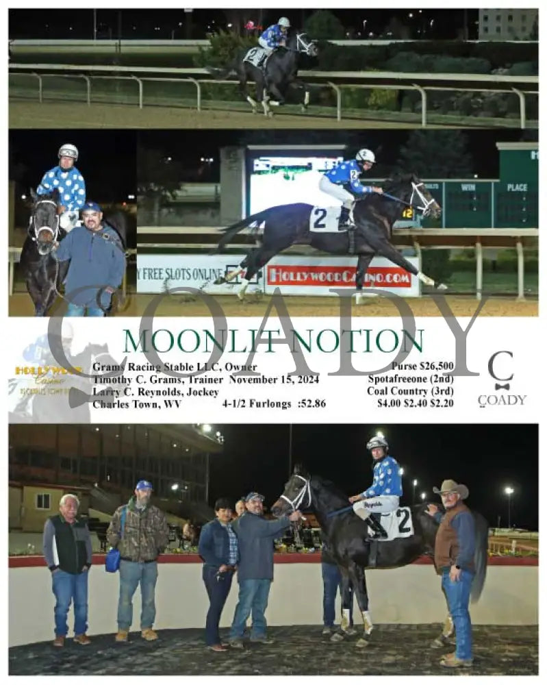 Moonlit Notion - 11-15-24 R06 Ct Hollywood Casino At Charles Town Races
