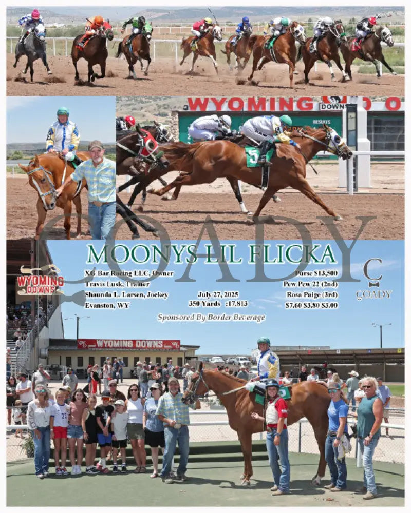 MOONYS LIL FLICKA - 07-27-25 - R03 - WYO Wyoming Downs