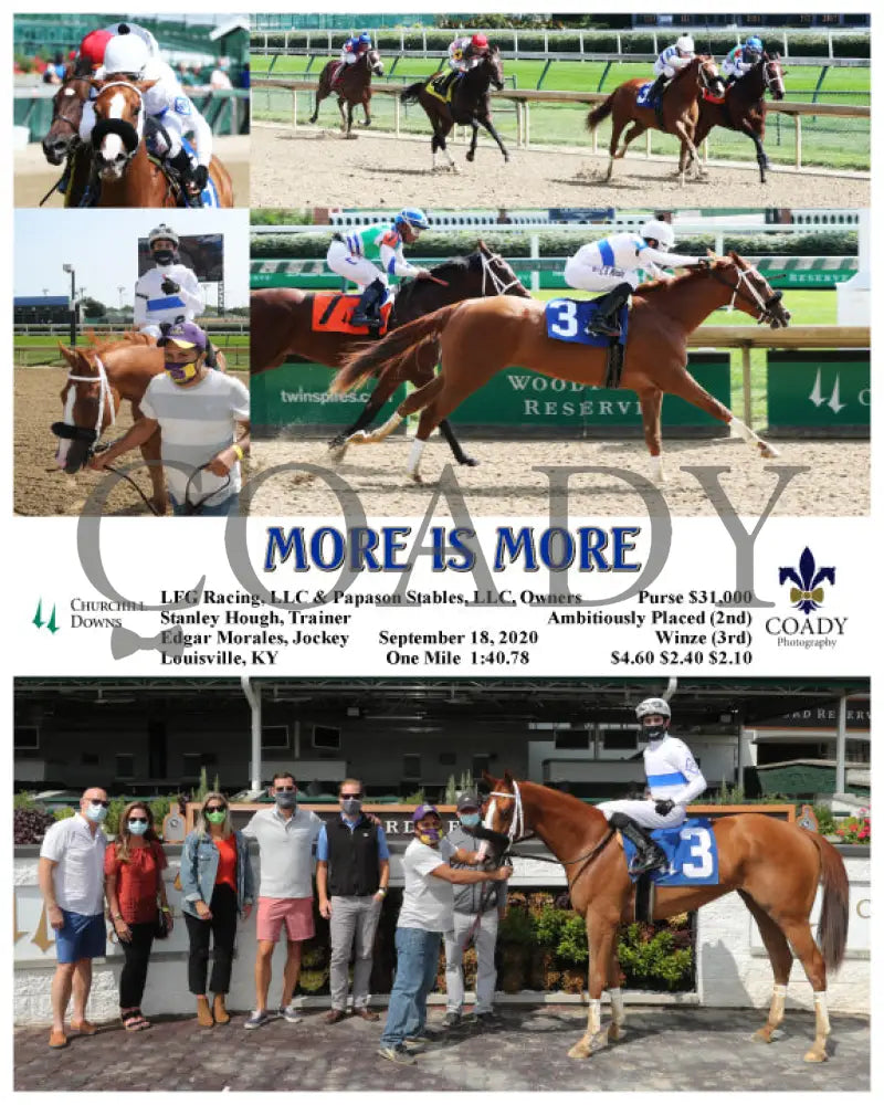 More Is - 09-18-20 R03 Cd Churchill Downs